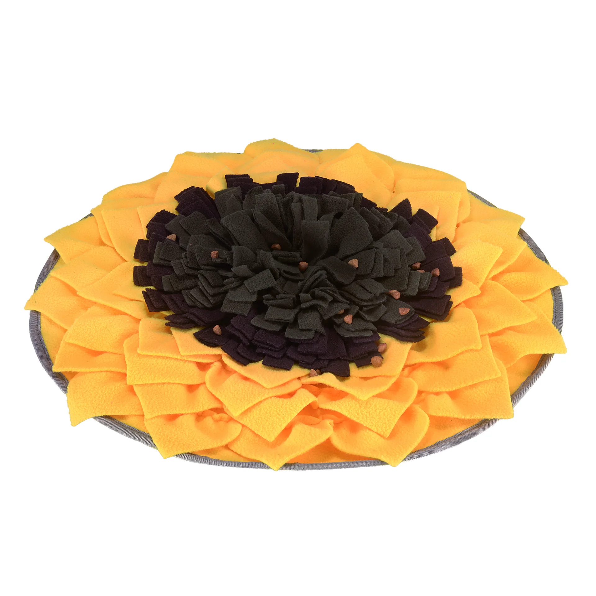 

Sun Flower Snuffle Mat Pet Puzzle Toys Nosework Blanket for Dog Trainning, Yellow