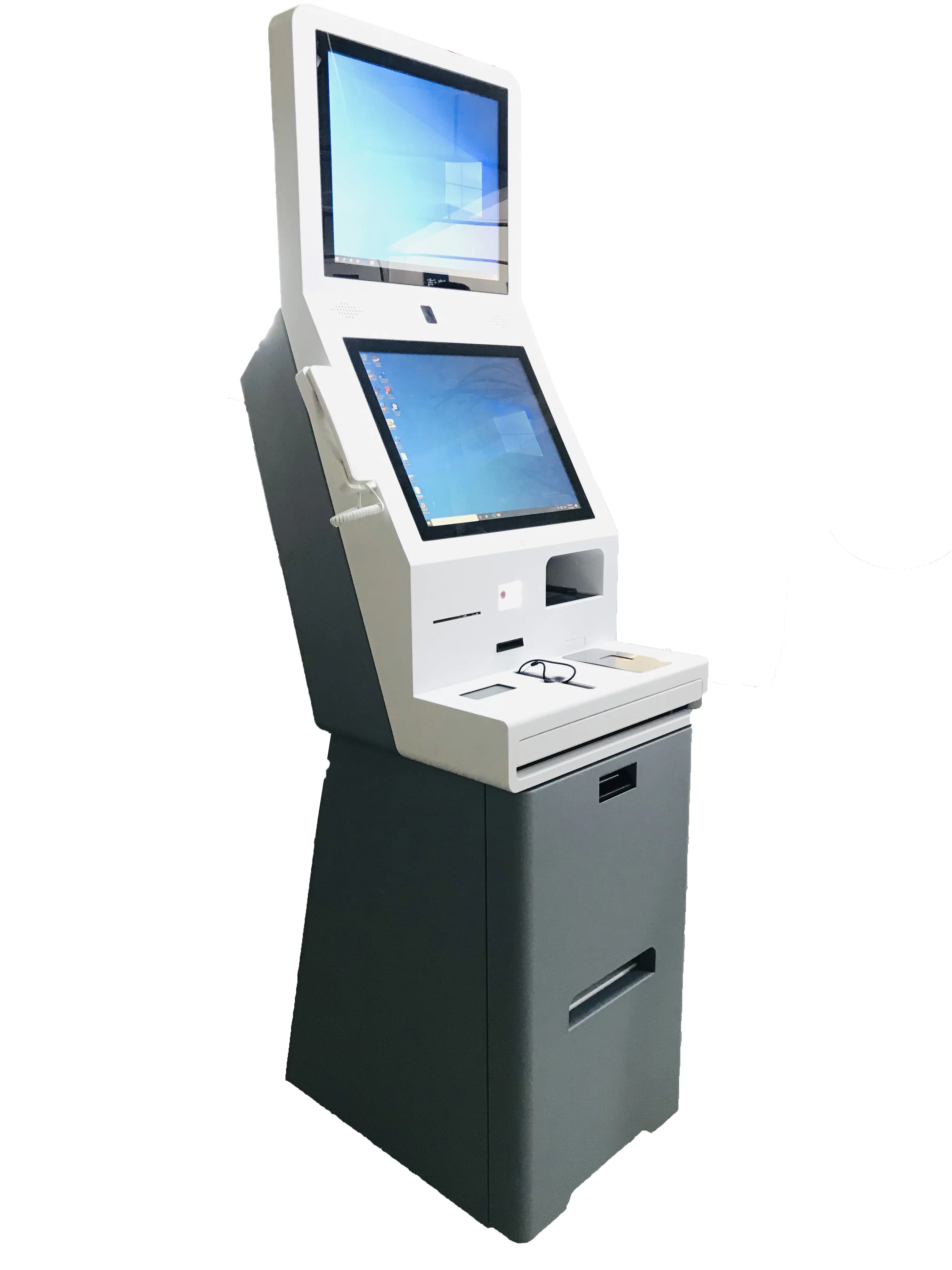 Industrial PC Hotel Check in Kiosk With RFID Encoder