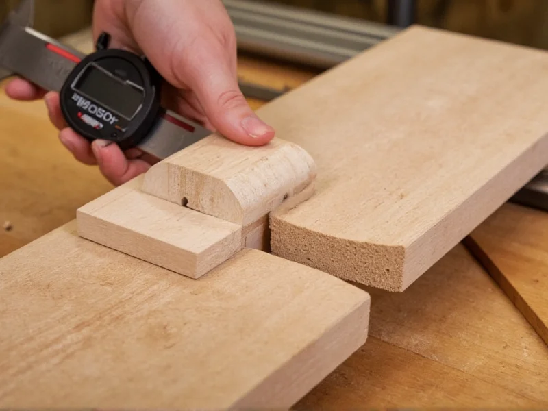 Combination square measuring wood joint accuracy