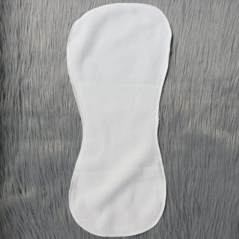 

Sublimation White Plain Peanut Baby Bib Baby Burp Cloth Pad