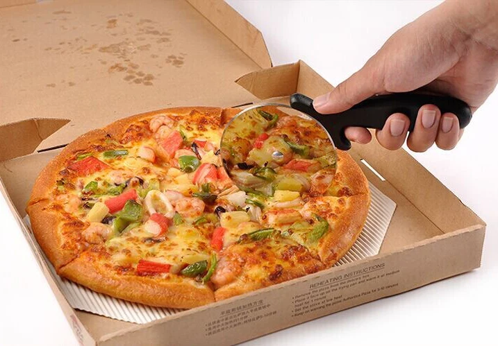 3 Sizes Stainless Steel Pizza Cutter Wheel, Pizza Hob Tools Set