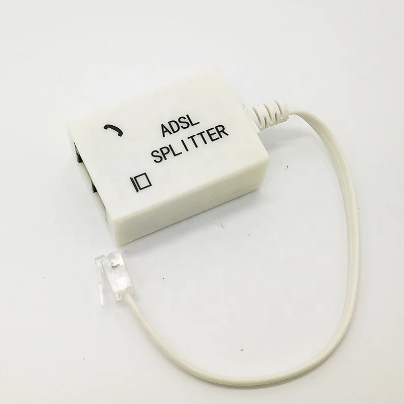 2 Adattatori RJ11 6P4C Per Telefono E Fax - Doppia Porta SHONCO