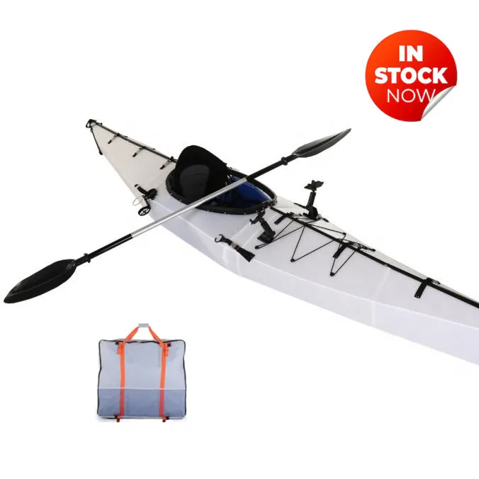 

China sit on top portable origami folding foldable kayak with paddle, Customized