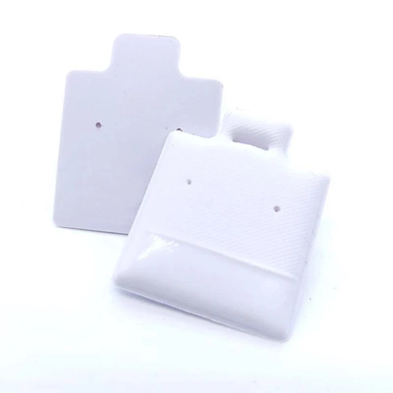 Karten Halterung 100x Ohrring-Karten (5x7cm) – Weiße Display