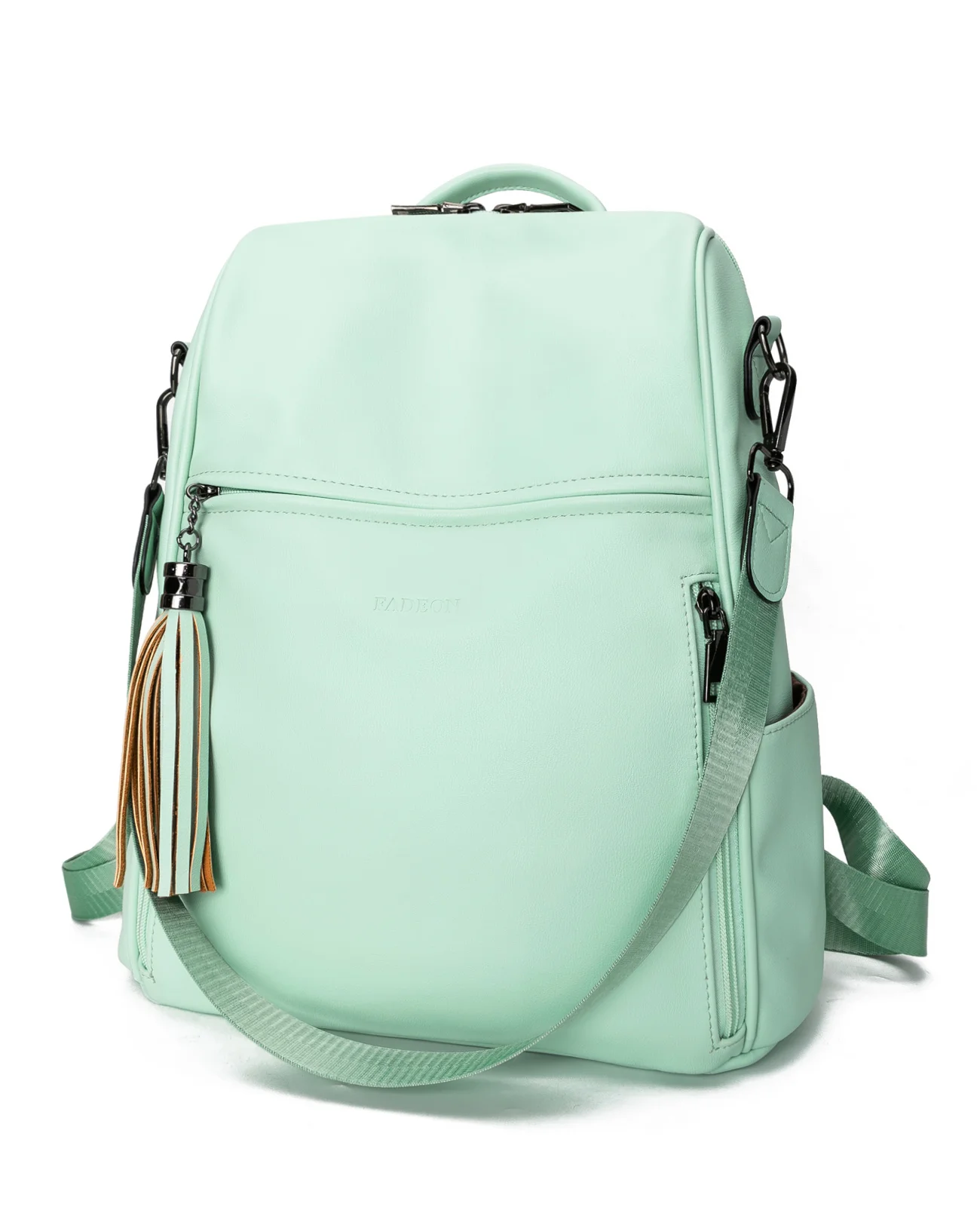 

Backpack 2021 New Trendy Fashion Anti-theft Backpack Large Capacity Woman Backpack with Strap, Cyan