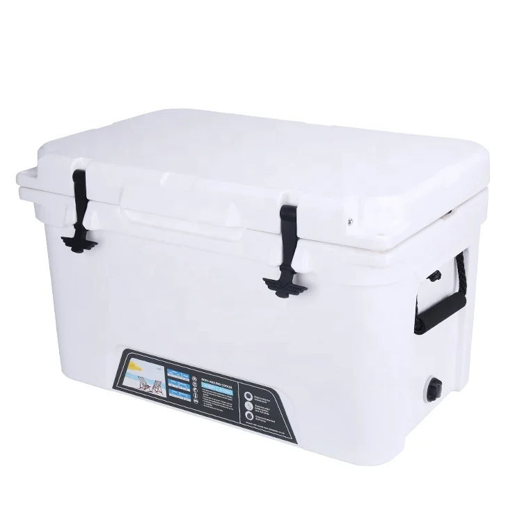

Insulated wholesale 45QT waterproof thermal box Hard ice chest Eco friendly Cooler Box for camping fishing ROTR serious, Red/blue/ customized