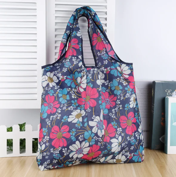 

Recyclable Wholesales Cheap Customized waterproof foldable tote shopping bag, Customized color