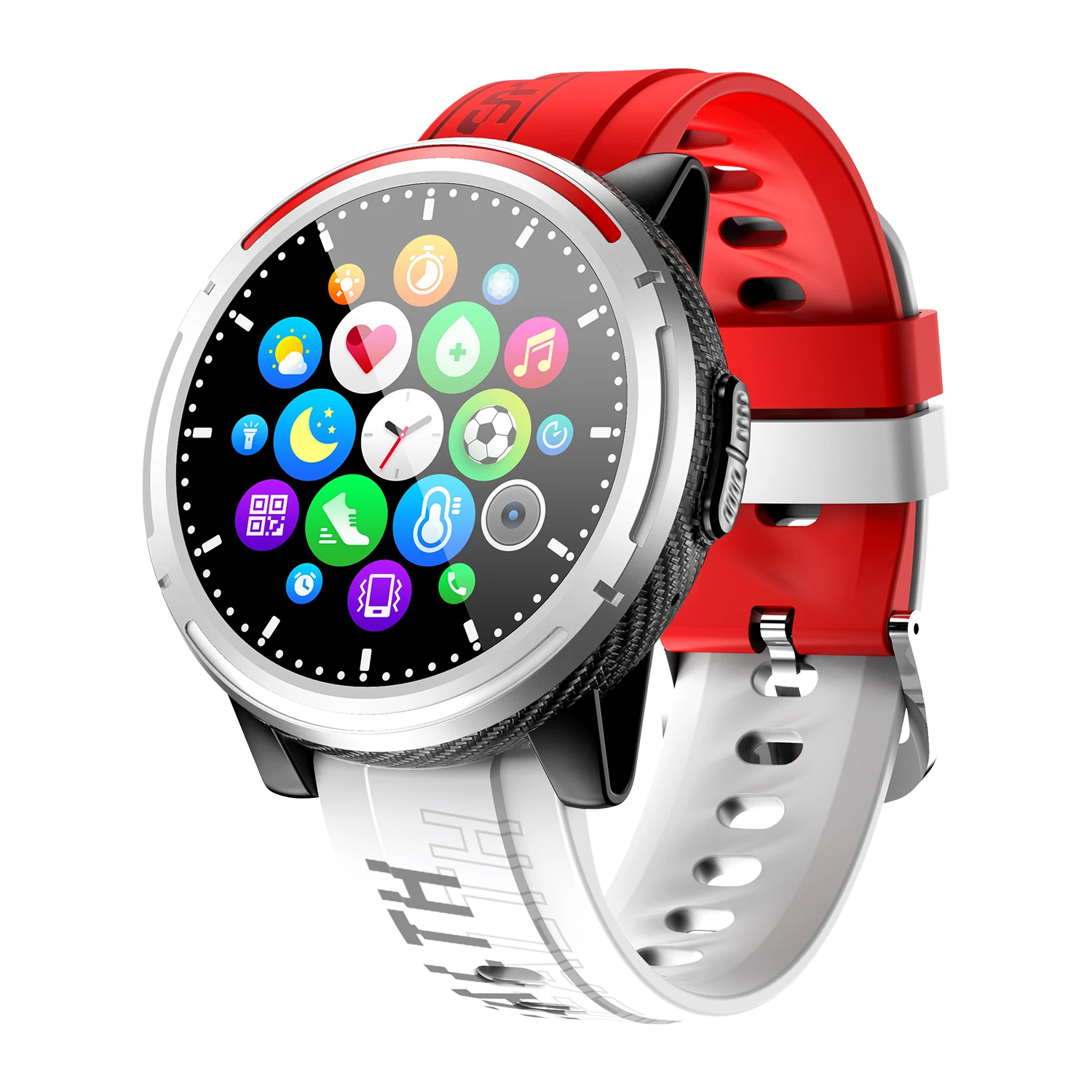 

New Arrivals 2021 S26 Smartwatch sport BT Call IP67 Waterproof Smart Watch Fitness SmartWatches For Women Men, Red/blue