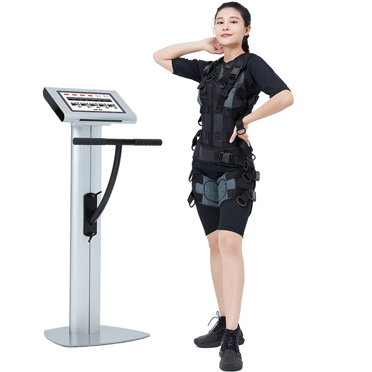 

EMS fitness wireless machines muscle group stimulator training