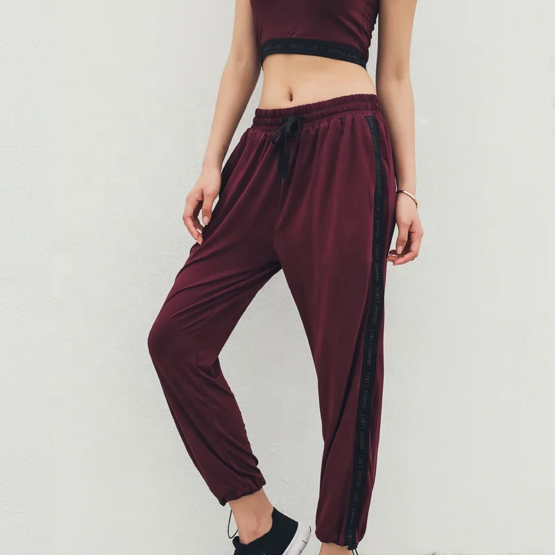 

Wholesale High Quality Fit Dry Comfort Casual Pants Fashion Design Fitness Gym Workout Sports Pants, As picture