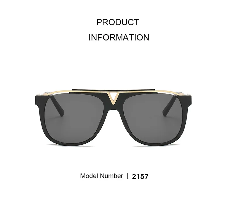 Wholesale 2020 Fashion Vintage Classic Pilot Style V Metal Sunglasses Women  Men Cool Brand Design Sun Glasses Oculos De Sol 2157 From m.