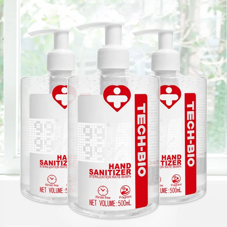 

Professional 500ml 75% alcohol hand sanitizer antibacterial alcohol gel hand wash soap OEM manufacturer wholesales