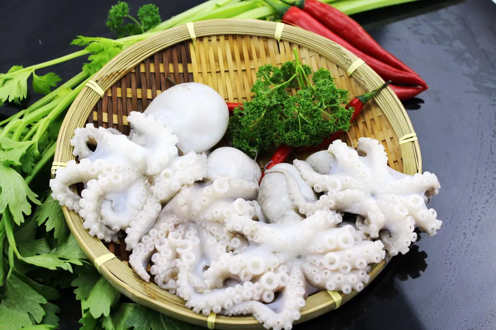 
High quality whole round frozen baby octopus fresh seafood 