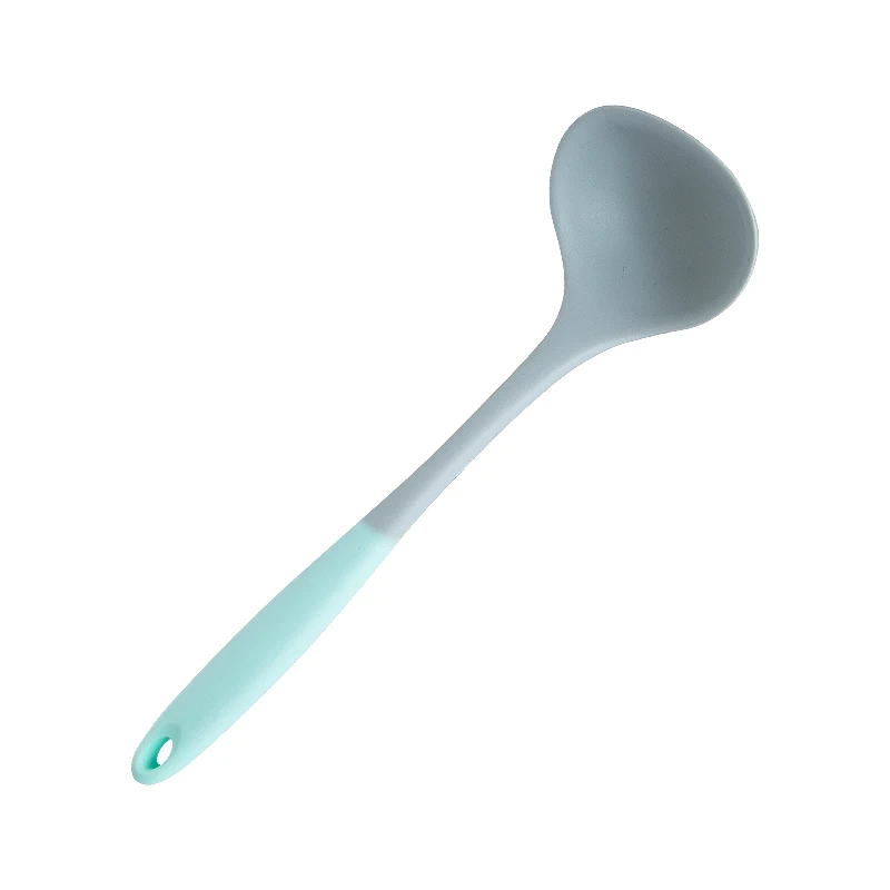 

Kitchen utensils accessories utility-type Silicone soup ladle kitchen tool, Customized