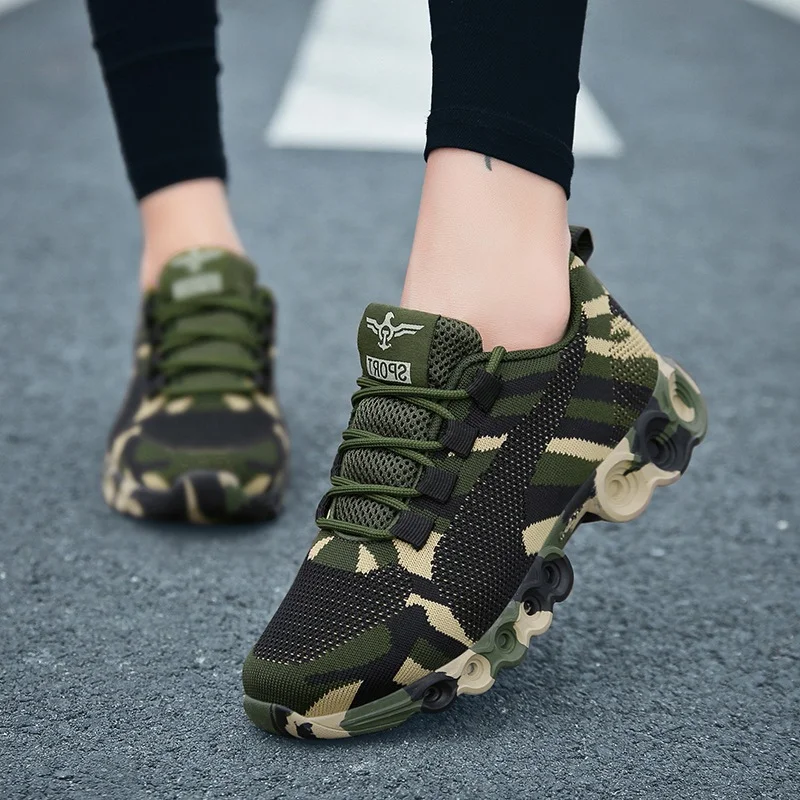 

35-44 Camouflage mountaineering sports shoes sneakers No.1018