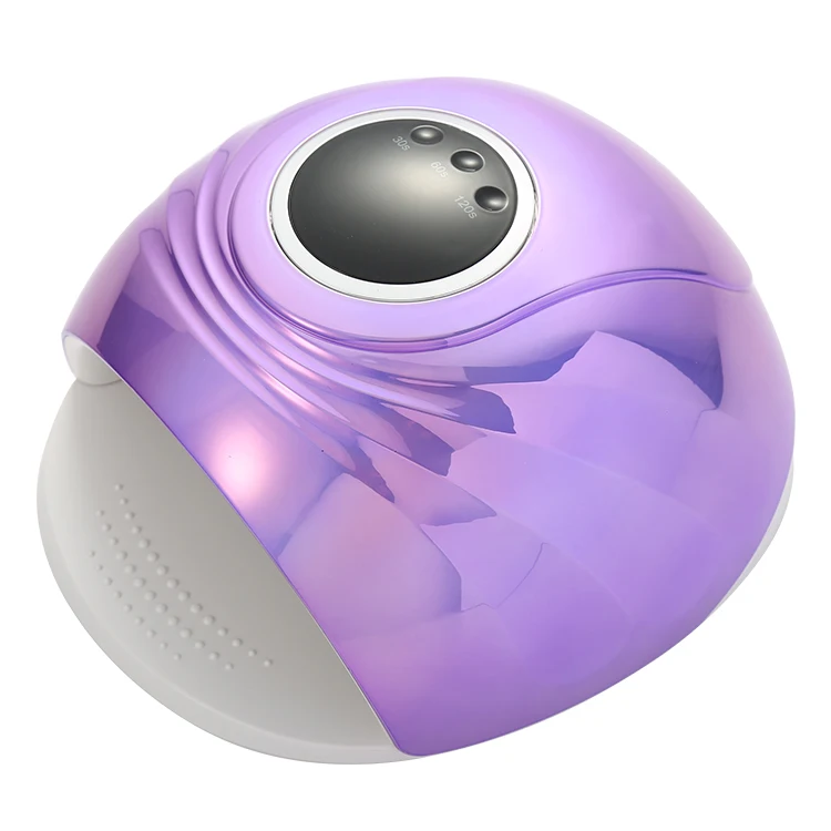 

XZMUV M4 Touch button purple 84w round led nail lamps gel nail dryer uv led nail fan dryer, Customized