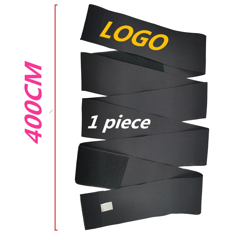 

KASIQI Unisex Waist Trainer Belt Sweat private label postpartum belly support recovery wrap Trimmer For WomenTops Sexy Bustiers, Black