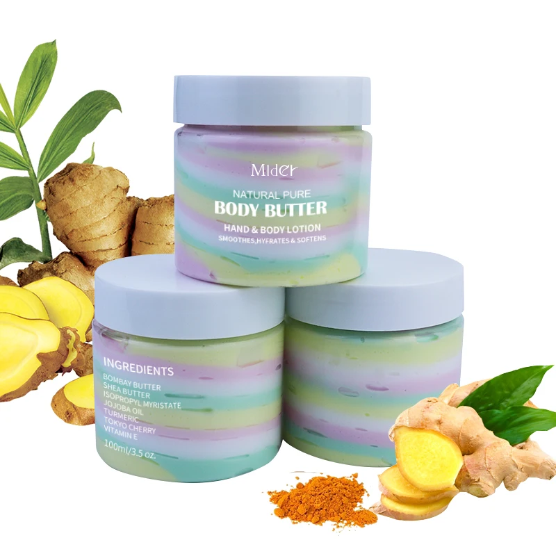 

Natural Organic Rainbow Moisturizer Dry Skin Care Cream Private Label Scented Hand Body Lotion Body Butter