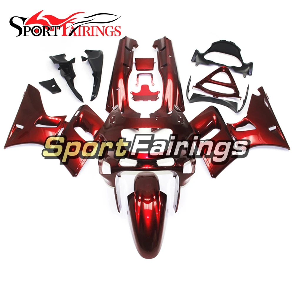 

Injection Full Fairings For Kawasaki ZZR-400 1993 - 2007 94 95 96 97 98 99 00 01 02 03 04 05 06 ABS Bodywork - Glossy Candy Red, As pictures shown