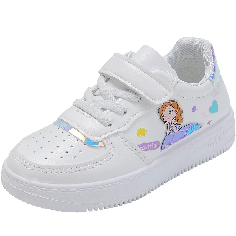 

Girls Princess Sneaker Spring Autumn Cartoon Students Casual Shoes Girls Sports Shoes Children's Kids Soft-Soled Non-Slip Shoes, Pink