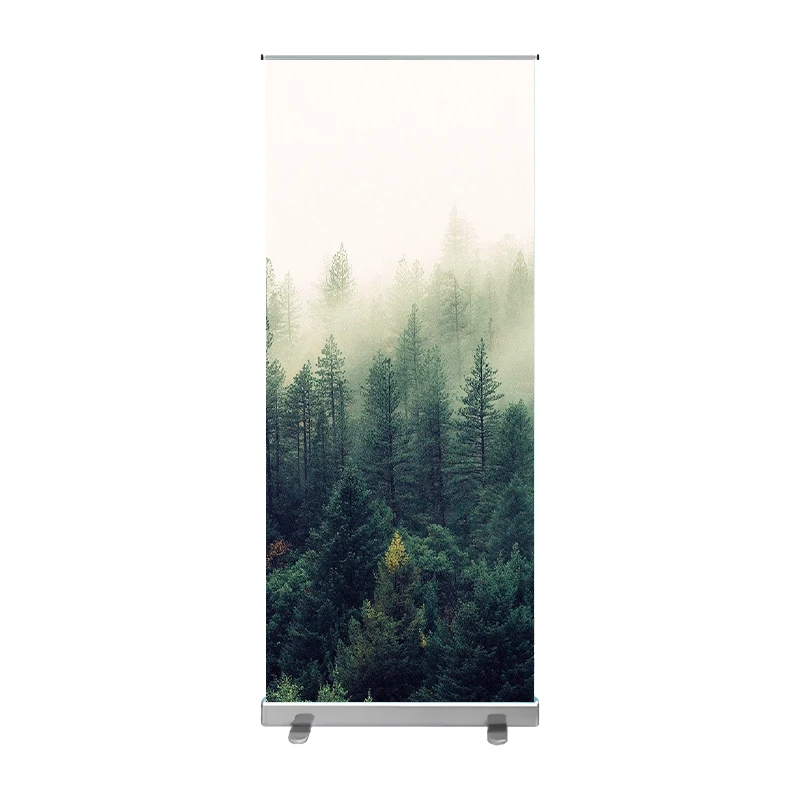 

Hight Quality Premium Widebase Roll up Banner Stand Stable Base Roller up Banner Retractable Portable Indoor Banner Lifting
