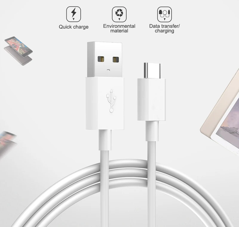 

3M 10FT Type C Android USB Cable Fast Charging Micro USB Charger Cable For Samsung HUAIWEI customized cable