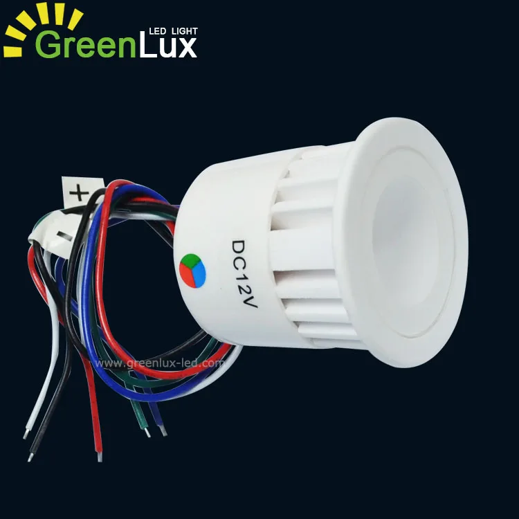 12V DMX RGB LED Spotlights 5w with 5pins rgb led pin spot