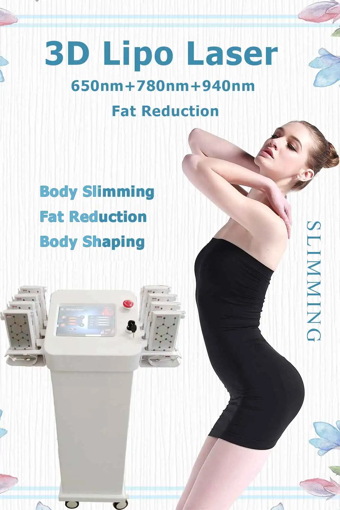 Best And Hot Japan Mitsubishi Top Diode Lipo Laser Burning Fat Body