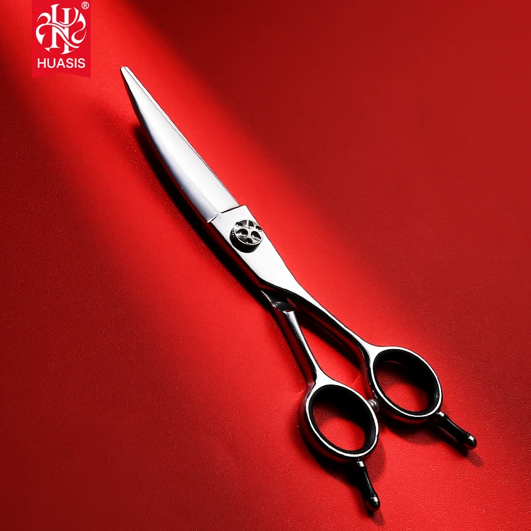 

PP06-60Q China curved hair scissors Symmetrical Hand professional hair cutting scissors best 6 inch curved scissors