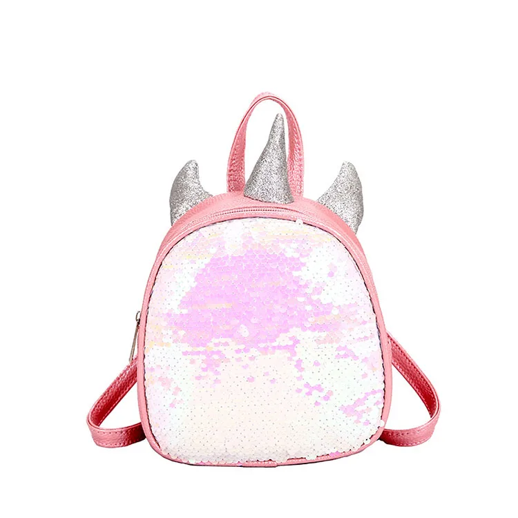 Girl Cute Glitter Sequin Mini Backpack Unicorn Animal Bling Fashion Backpack Buy Mini Backpack