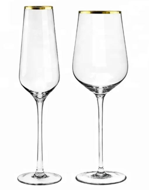 

Champagne Flutes Red Wine Glass Crystalline Toasting Glasses Goblet Design Wedding Cup