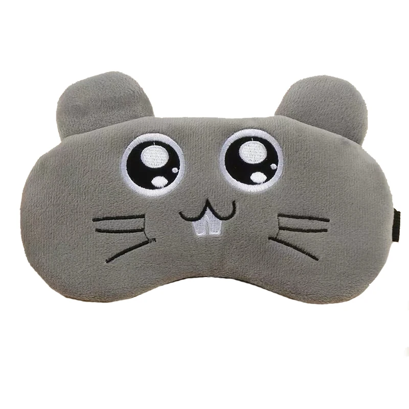 
lovely mouse embroidery animal eye mask 