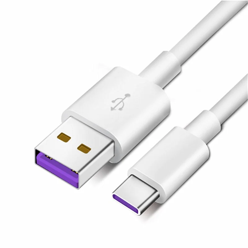 

Factory Supply Directly 3FT 5A Micro USB Type C White TPE Super Fast Charging Data Cable Cord For P20 Mate 10 20 Pro