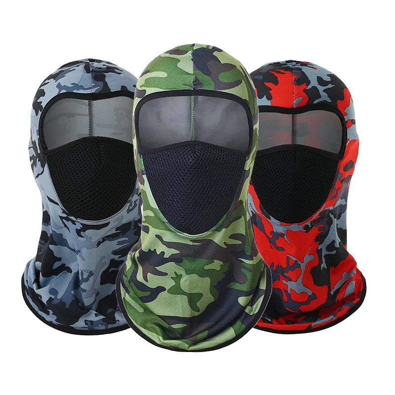 

Cycling mask face care headgear Outdoor sports sun protection camouflage mask sleeve cap Helmet liner Cap cross-border