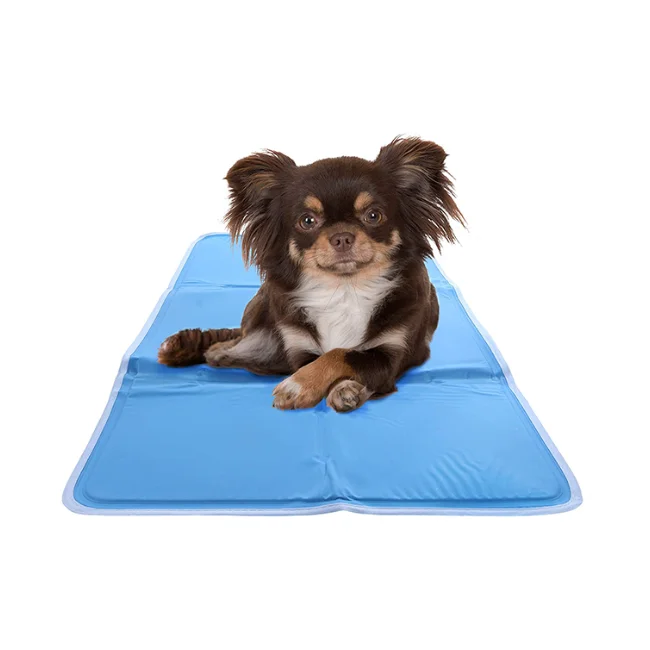 

Wholesale 50*65Cm Larger Portable Pet Mat Cooling Pads Dog Bed Gel, Blue