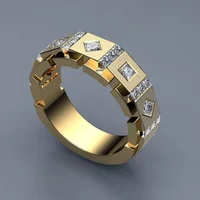 

CAOSHI 2020 New Fashion Zircon Wedding Engagement Rings for Men Vintage Rings for Men Jewelry