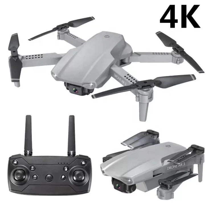 

2021 E99 Drone 4K HD FPV Wide Angle Profession Dual Camera Hight Hold Optical Flow Foldable RC Quadcopter Drone Toys, Black