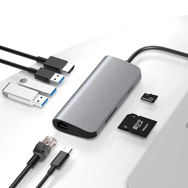 

usb type c hub usb c hub 8 in 1 type c hub adapter