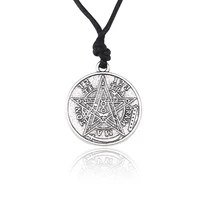 

Wholesale Antique Tetragrammaton Pentagram Pendant Charm Necklace Wiccan Talisman Pagen Jewelry