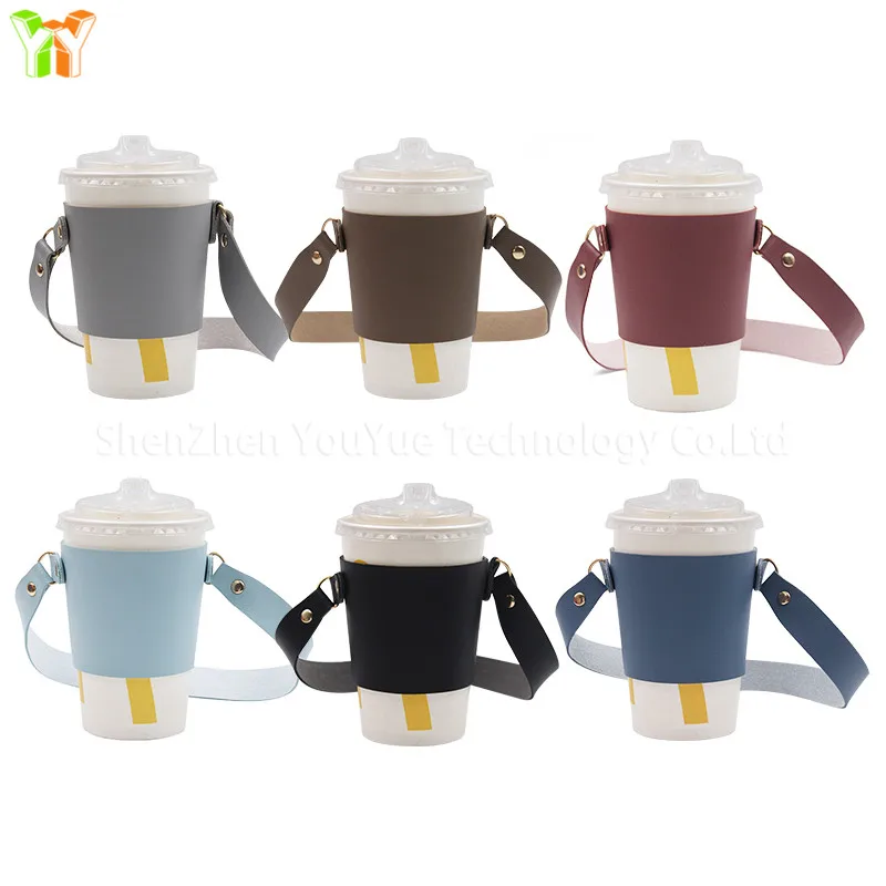 

Beverage Cup Tote Bag Mug Sleeve Wrap Insulated Sleeve Carrier Holder for Milk Tea Coffee Tumbler Cup Home Organizer