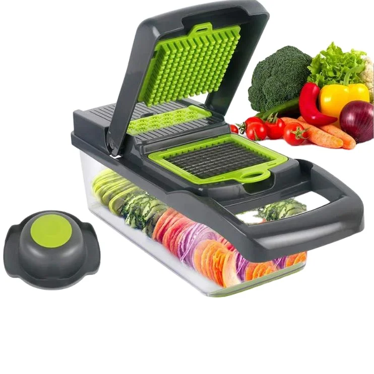 

Hot selling Kitchen tools multi 15 In 1 manual mandoline fruit vegetable cutter onion dicer veggie slicer vegetable chopper