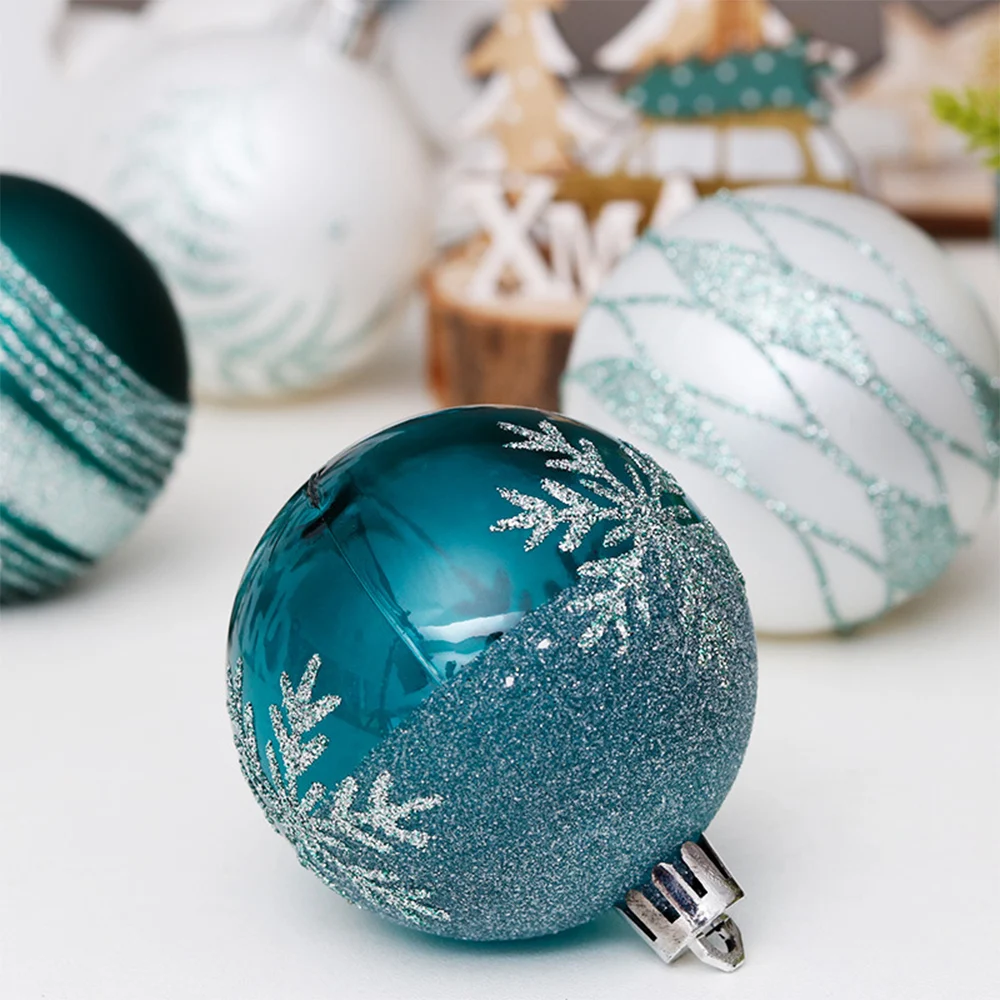 

FunFishing 30pcs Tree Ornaments Christmas Plastic colourfu Ball