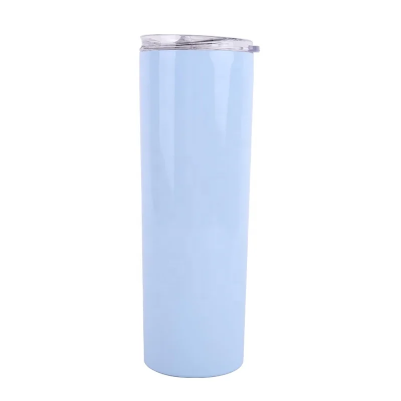 

20oz stainless steel insulated Sublimation Blanks Skinny Tumbler, Customized colors acceptable
