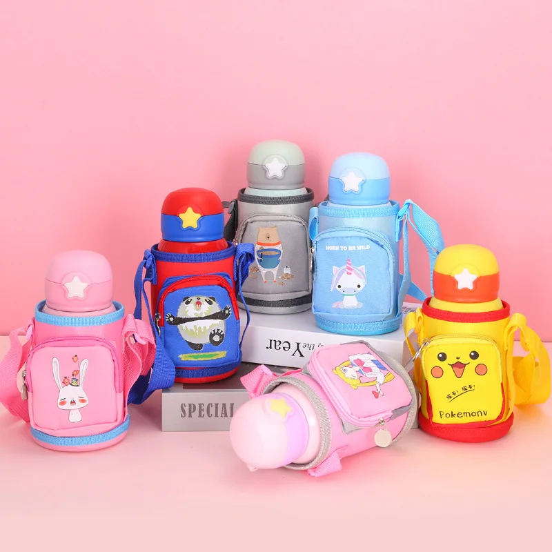 

Feiyou cartoon cute 17oz stainless steel vacuum thermos flask double wall insulated leakproof school kids water bottles, Customized color