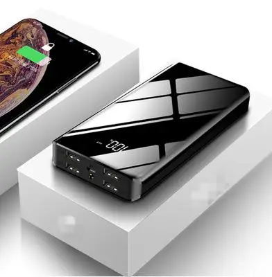 

2021 New High Capacity 30000mah Power Bank 8 Battery Mobile Phone Charger