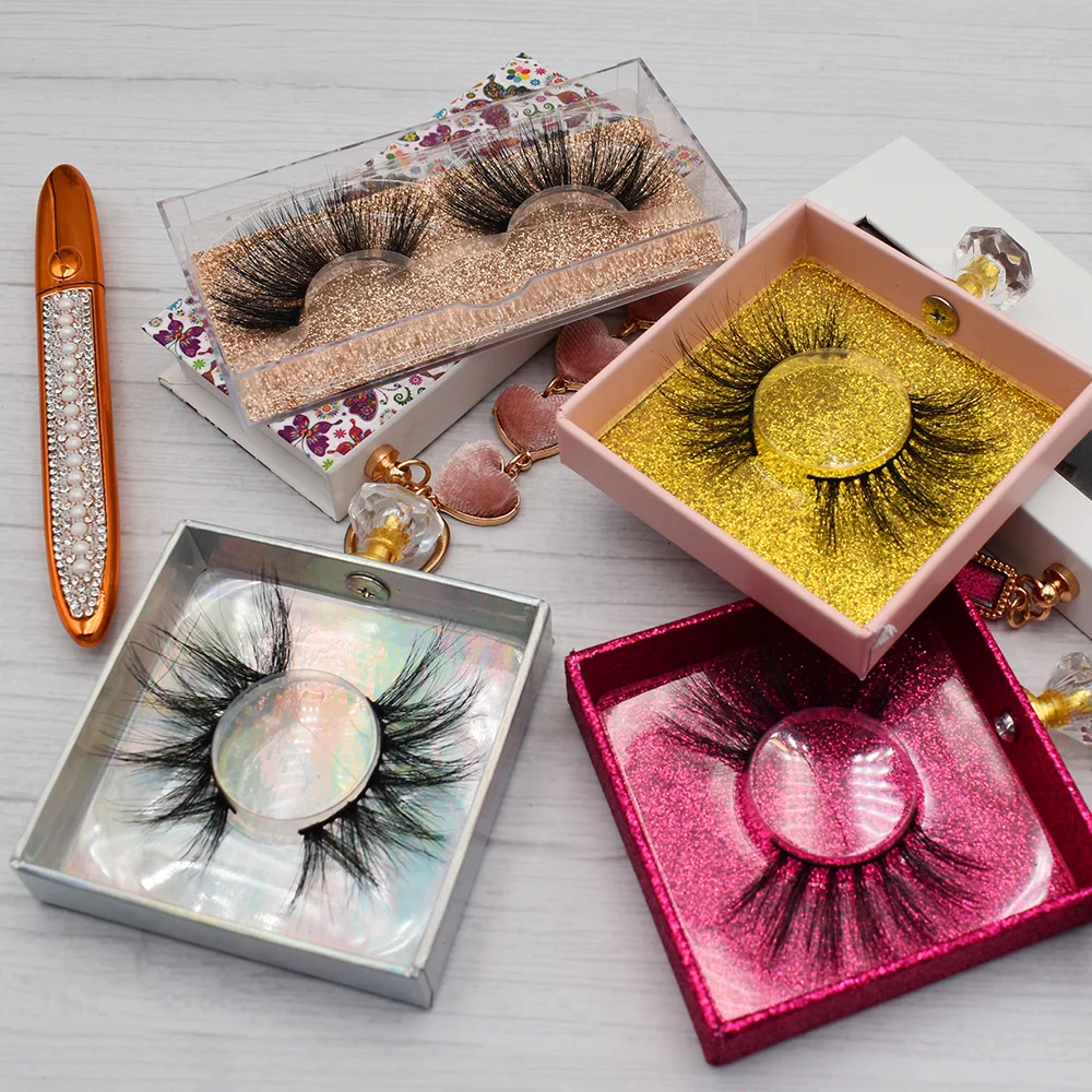 

Wholesale customization mink lashes 25 mm mink lashes With Custom Packaging Your Own Logo pull out lash box, Cusotmer's request