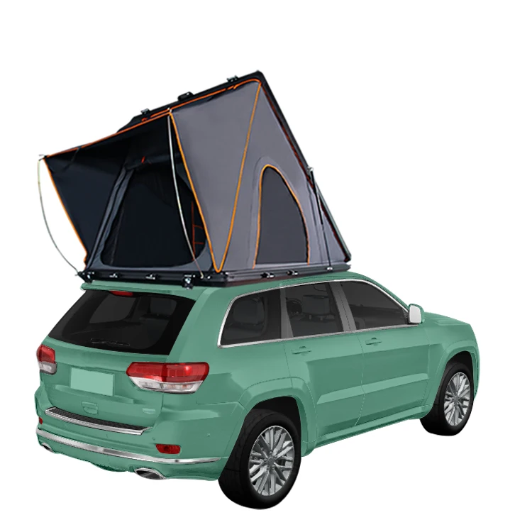 

Wildsrof New Design High Quality Aluminium Hard Shell Roof top Tent Pole Top Car Roof Tent For SUV