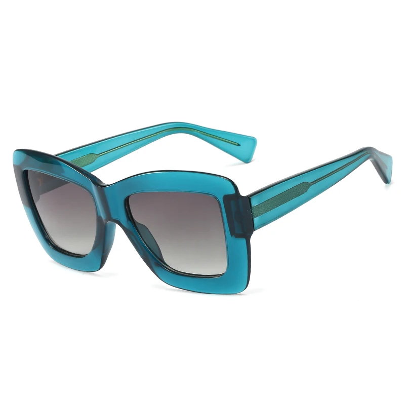 

2021 New trendy women sunglasses fashion big square oversized shades Retro sunglasses High-quality Sunglasses