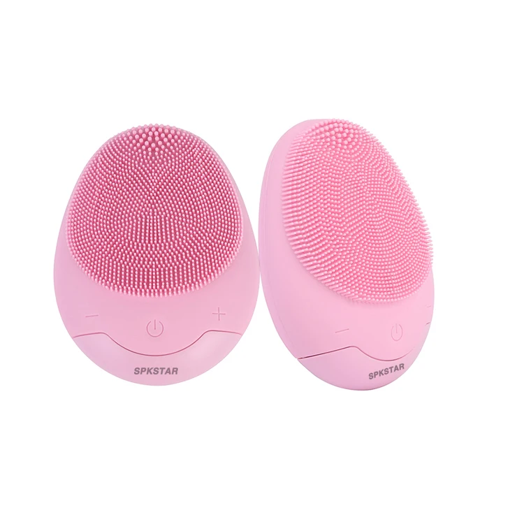 

Electric Mini Sonic Magnetic Usb Charging Facial Washing Massage Exfoliator Cleaning Waterproof Silicone Face Cleansing Brush