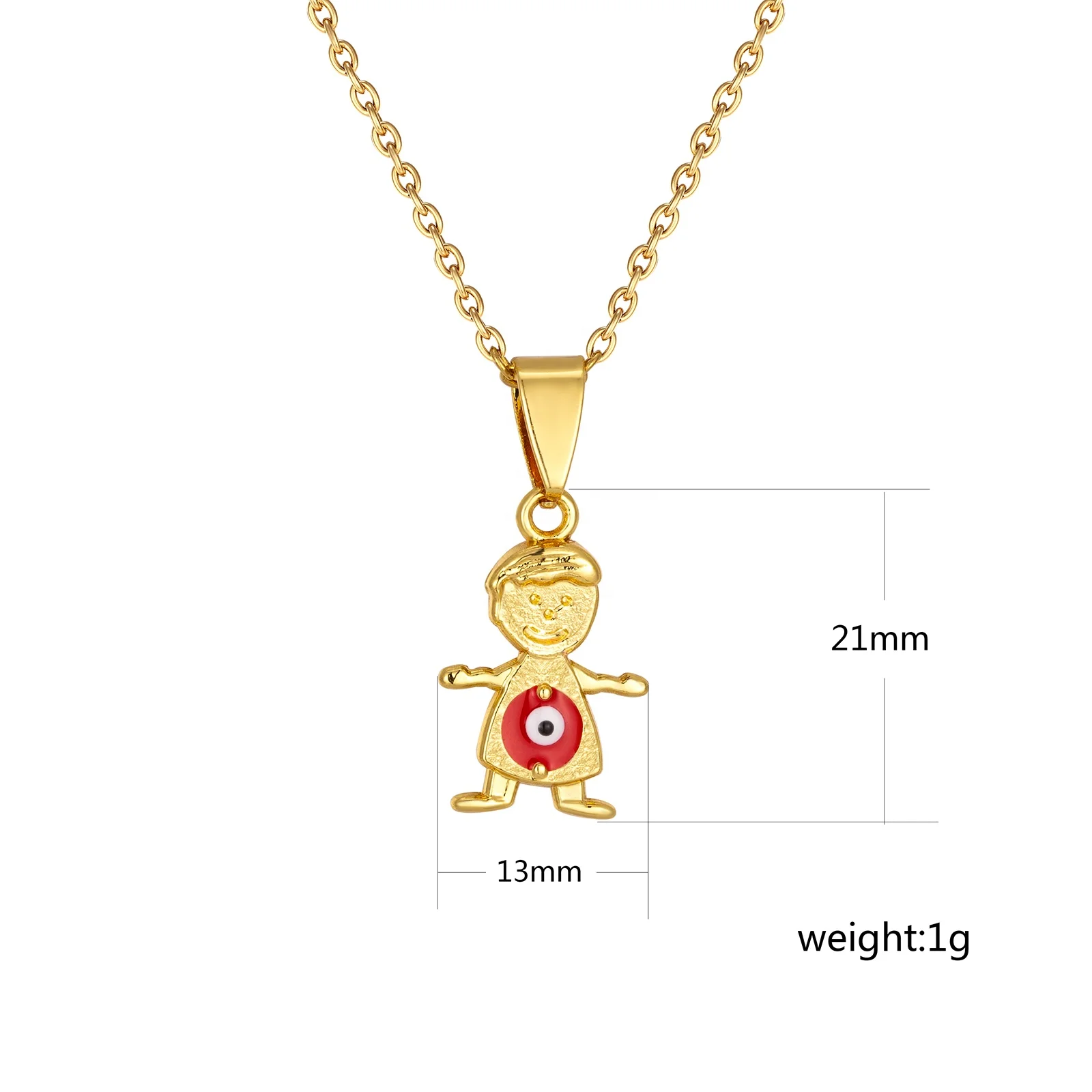 

Elfic cute hot sale children jewelry kids pendent boys girls pendant ninos ninas cadena accessories